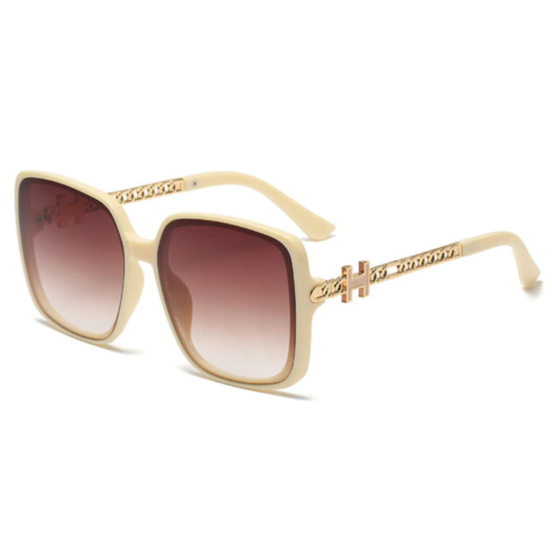 Peepa's Accessories H-Chain Cream Sunglasses