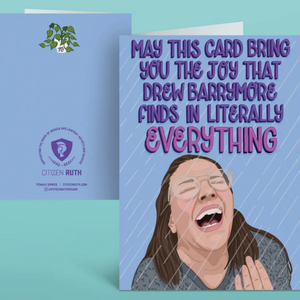 Citizen Ruth Drew Barrymore Finds Joy Card