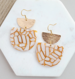 Spiffy & Splendid Harper Earrings - Pumpkin Spice