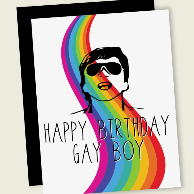 That's So Andrew Happy Birthday Gay Boy Pride Birthday Card