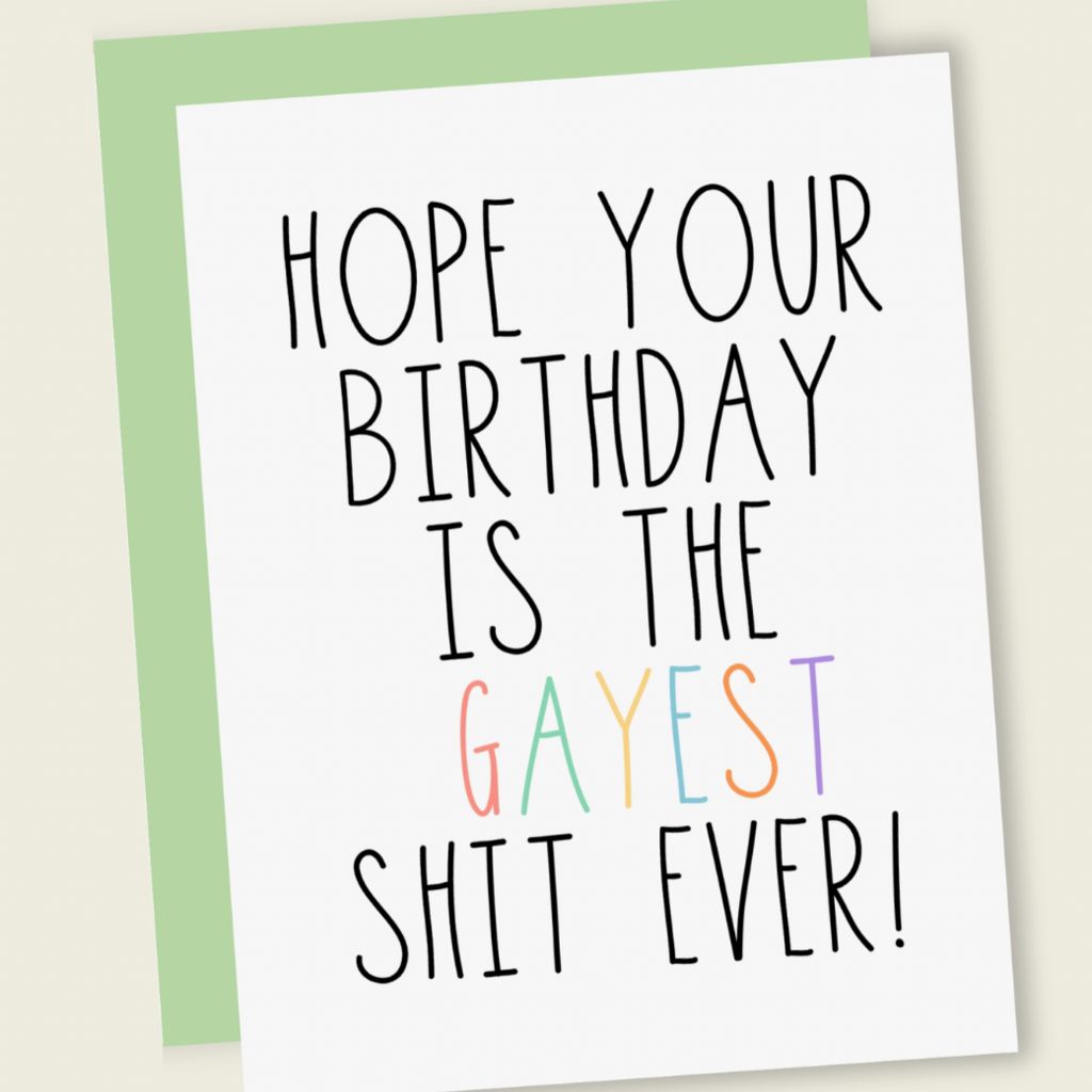 That's So Andrew Hope Your Birthday Is the Gayest Shit Ever Card