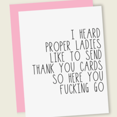 That's So Andrew Proper Ladies Send Funny Thank You Cards