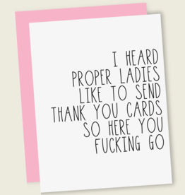 That's So Andrew Proper Ladies Send Funny Thank You Cards