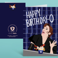 Citizen Ruth Beetlejuice Happy Birthday-o Card