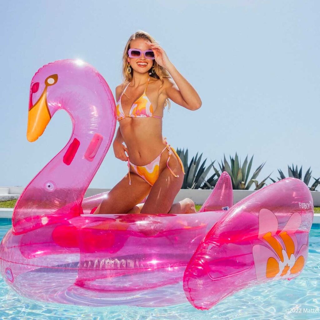 FUNBOY X Barbie Dream Clear Pink Swan Float - Peepa's