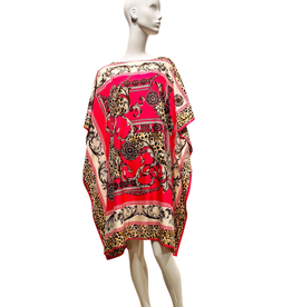 California Caftans Mari Short Silk Caftan