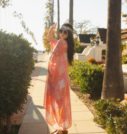 Jennafer Grace Melon Paisley Caftan