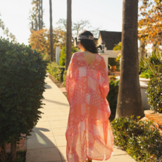 Jennafer Grace Melon Paisley Caftan