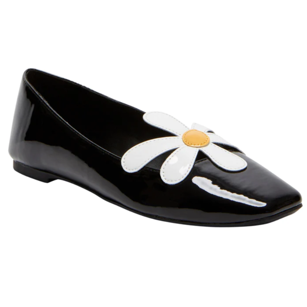 Katy Perry Black Evie Daisy Flat