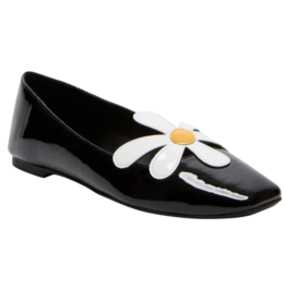 Katy Perry Black Evie Daisy Flat