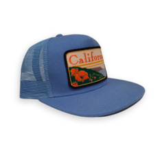 Bartbridge Clothing Co California light blue trucker hat