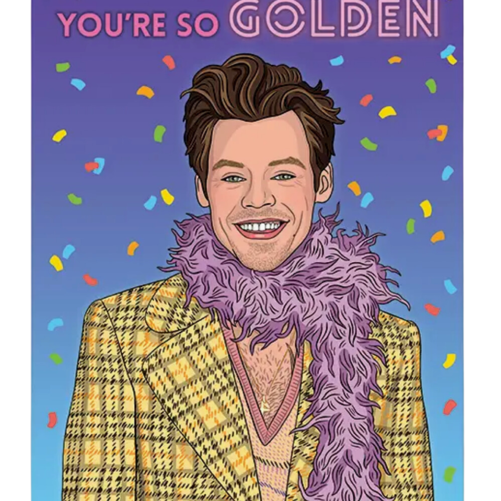 The Found Harry Styles You're so Golden Brithday Card