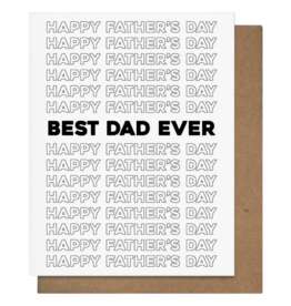 Pretty Alright Goods Best Dad Ever Card