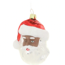 Cody Foster Santa Heads Ornament