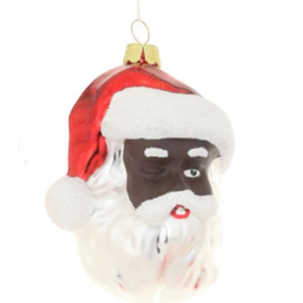 Cody Foster Santa Heads Ornament