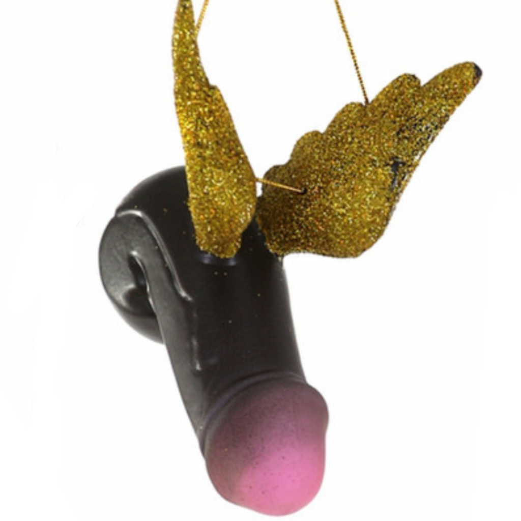 Cody Foster Winged Penis Ornament