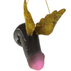 Cody Foster Winged Penis Ornament