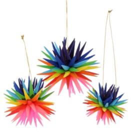 Cody Foster Paper Rainbow Starbursts Ornament
