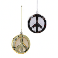 Cody Foster Peace Sign Ornament