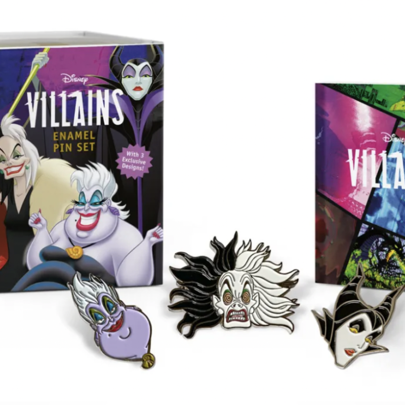 Hachette Disney Villains Enamel Pin Set