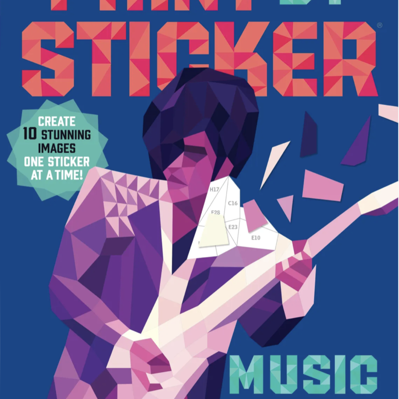 Hachette Paint by Sticker: Music Icons