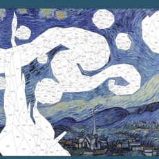 Hachette Paint by Sticker: Works of Art