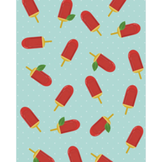 Mod Lounge Paper Co. Summer Popsicle Sheet Gift Wrap