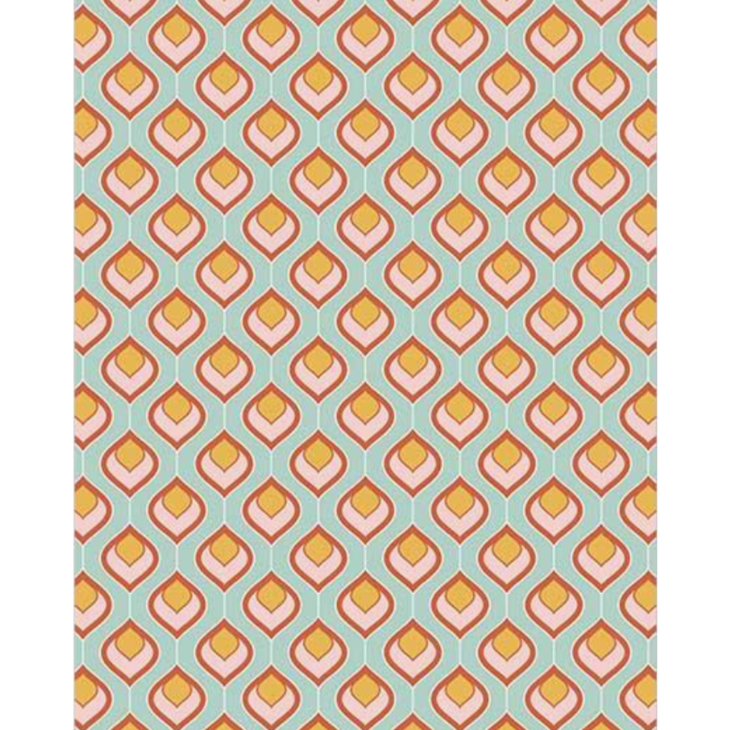 Mod Lounge Paper Co. Mid Mod Flame Sheet Gift Wrap