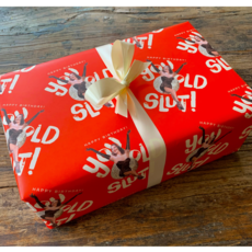 Offensive & Delightful You Old Slut Sheet Gift Wrap
