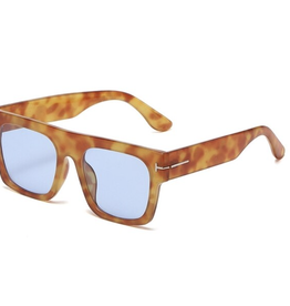 Peepa's Accessories Movie Colony Sunglasses Tortoise w/ Blue Lens