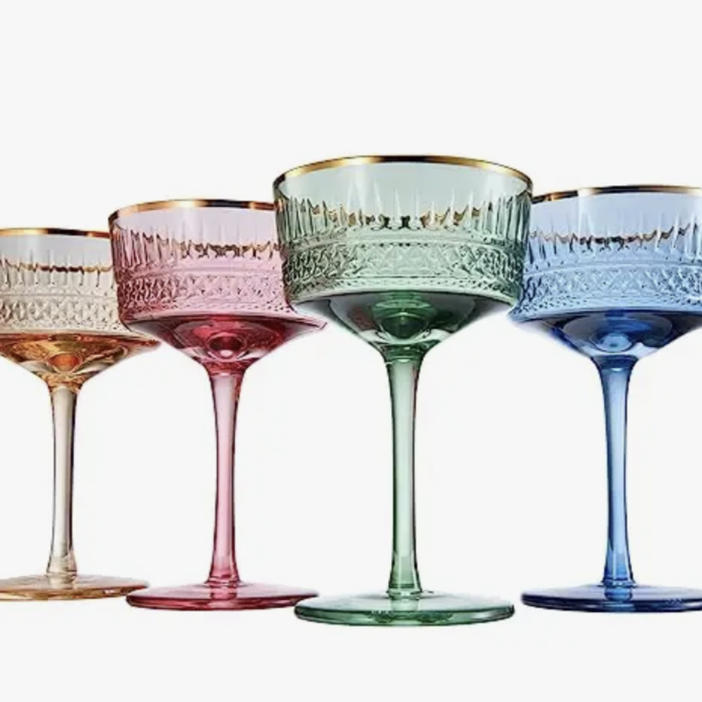 Art Deco Coupe Glass - Peepa's