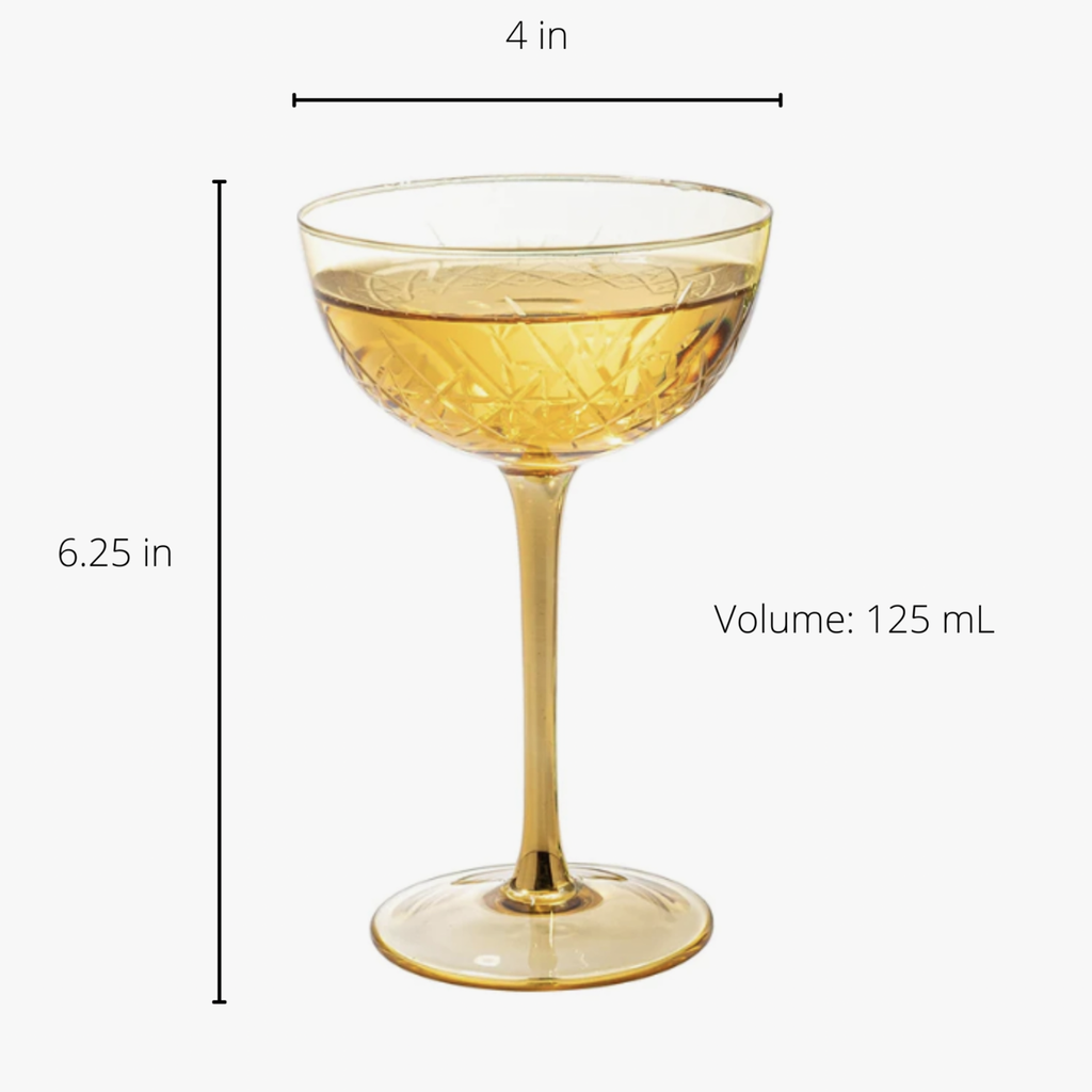 The Wine Savant / Khen Glassware Art Deco Coupe Glass
