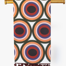 Mod Lounge Paper Co. Mid-Century Raindrop Circle Geometric Tea Towel