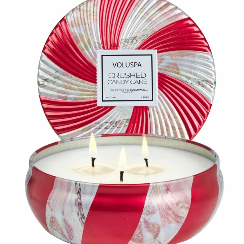 Voluspa Crushed Candy Cane 6.5oz Candle