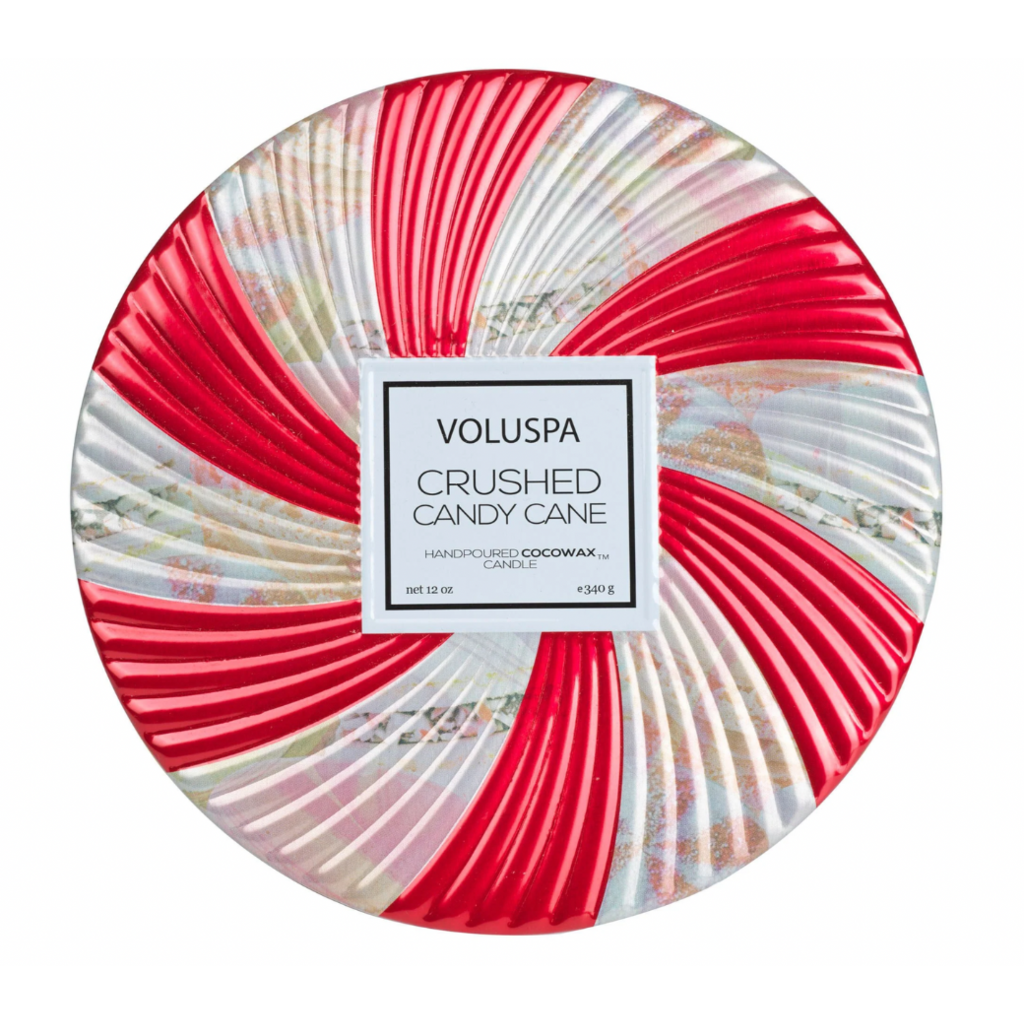 Voluspa Crushed Candy Cane 6.5oz Candle