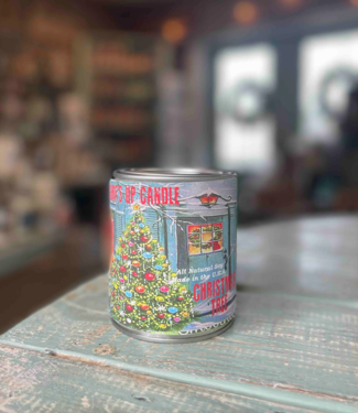 Surfs Up Candle Christmas Tree Paint Can Candle