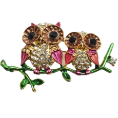 Aratta Fancy Owl Pin