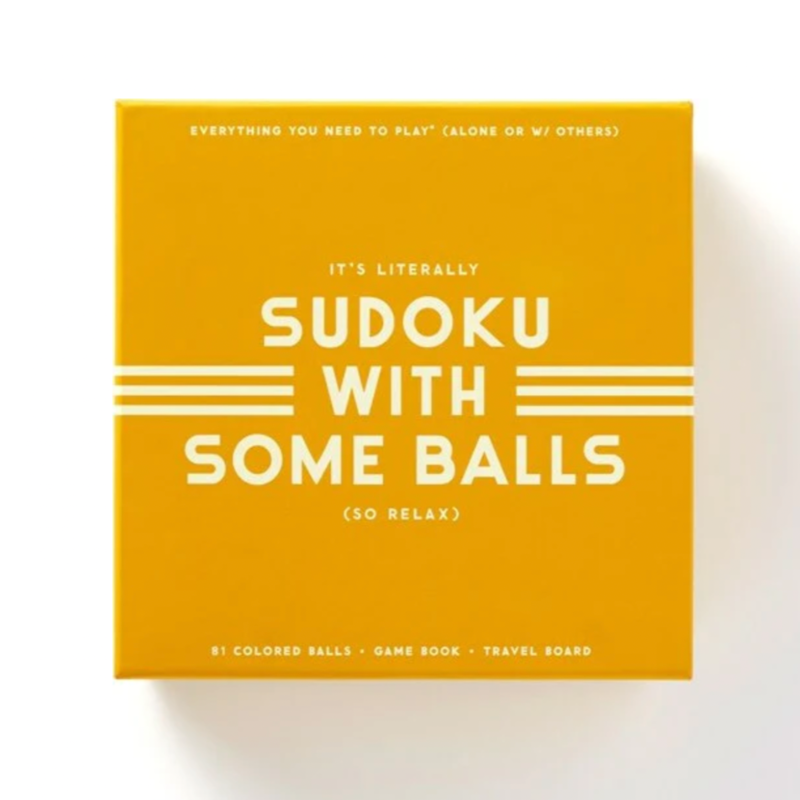 Chronicle Books Sudoku With Some Balls Game