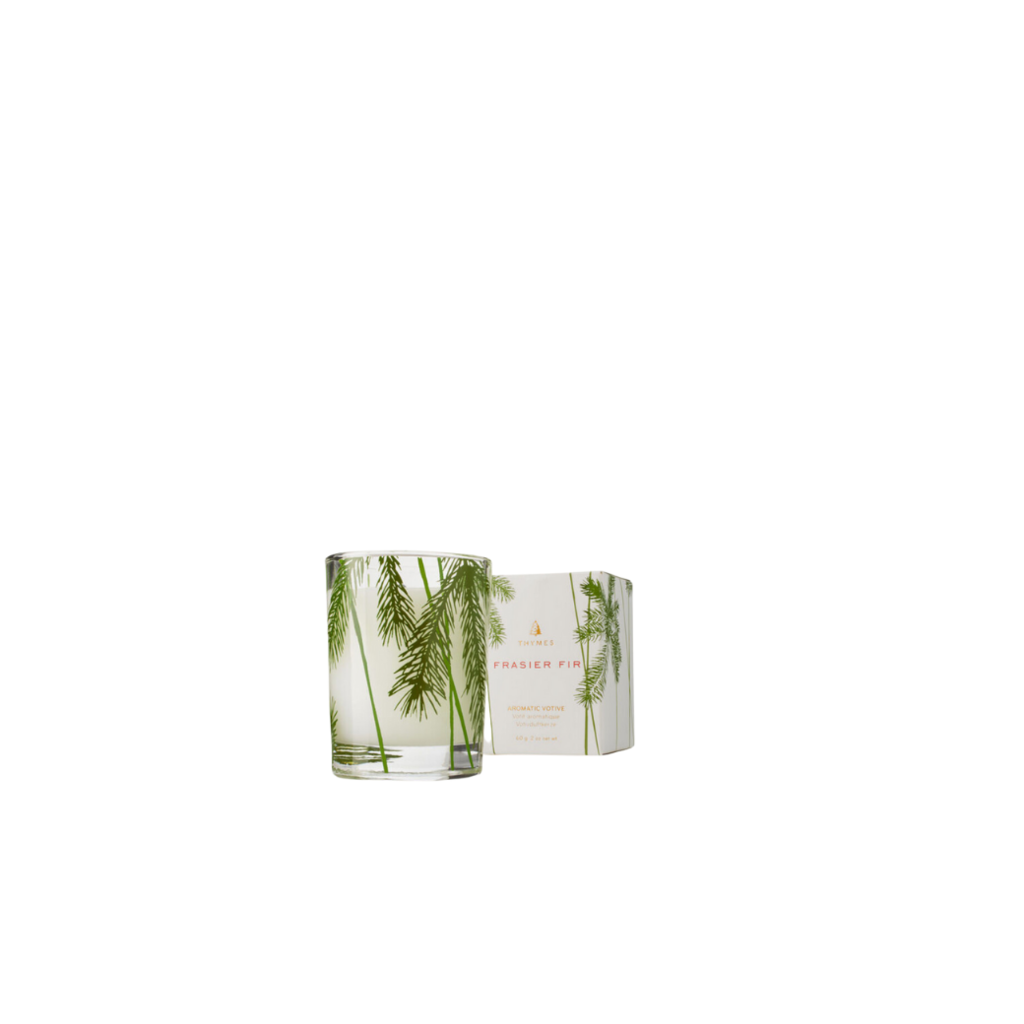 Thymes Frasier Fir Votive Candle, Pine Needle 2.0oz