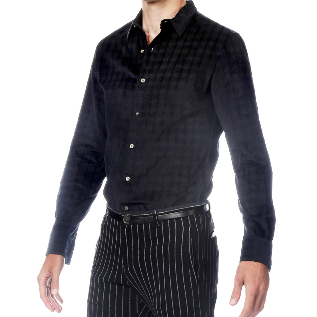 Parke & Ronen Corduroy Shirt - Black