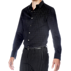 Parke & Ronen Corduroy Shirt - Black