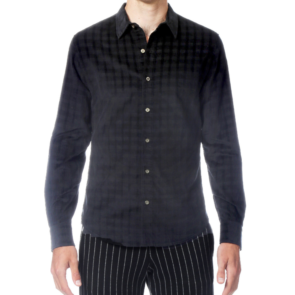 Parke & Ronen Corduroy Shirt - Black