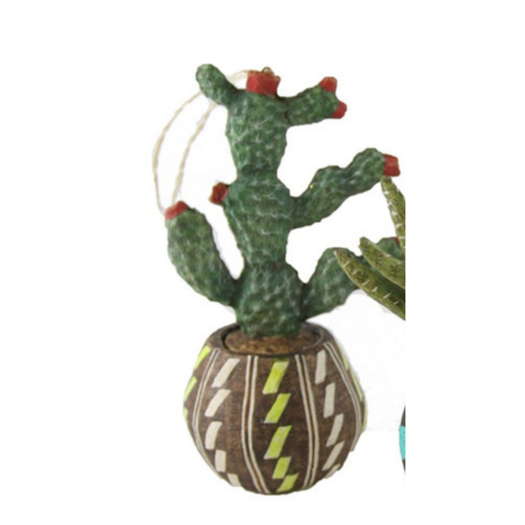 Cody Foster Paper Mache Cactus Ornament