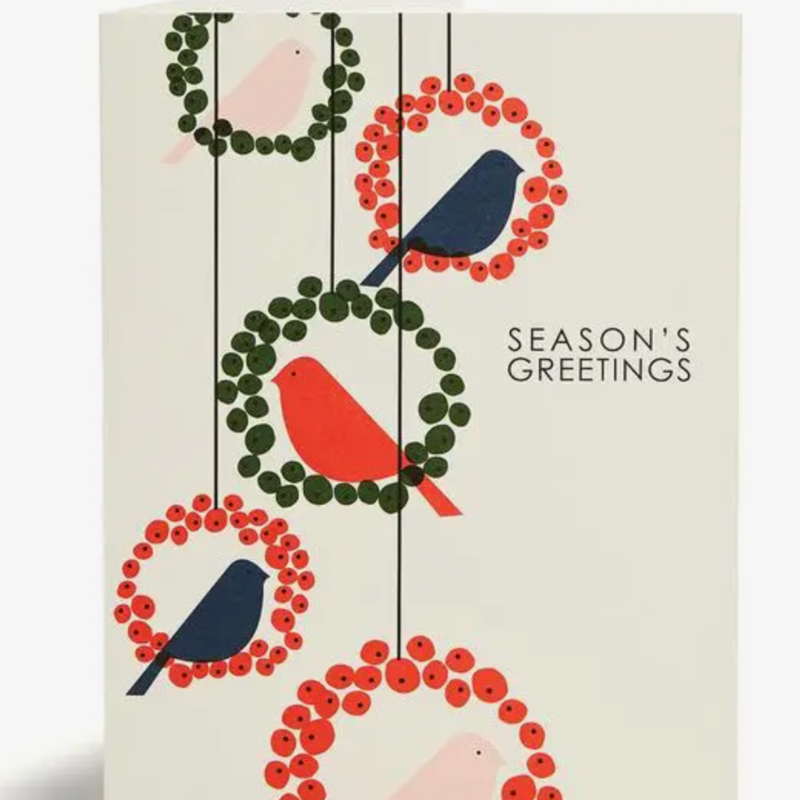 Snow & Graham Seasons Greetings Buntings Card