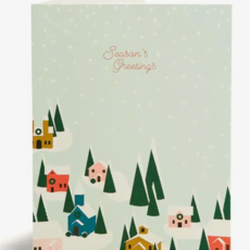 Snow & Graham Seasons Greetings Winter Village Card
