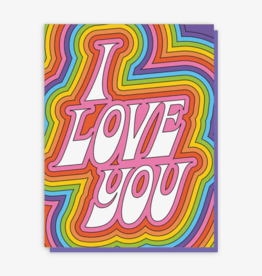 The Little Gay Shop Psychedelic I Love You Card