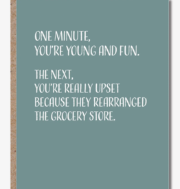 Modern Wit BD015 Rearranged The Grocery Store Card