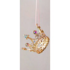 Glitterville Crown Ornament