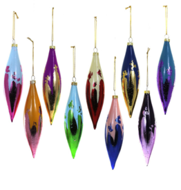 Cody Foster Shimer and Shine Spindle assorted colors Ornament