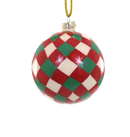 Cody Foster Painted Diamond Bauble Ornament